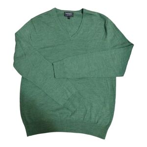 Classic Express Merino Wool V-Neck | Perfect Layering Piece | Green